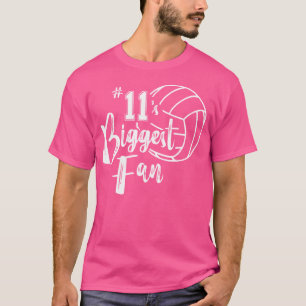 T-shirt 11'S Plus Grand Ventilateur Volleyball Maman Volle