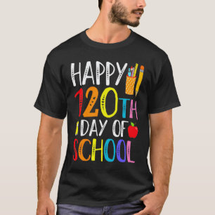 T-shirt 120 Jours D'école Enseignant Et Élève