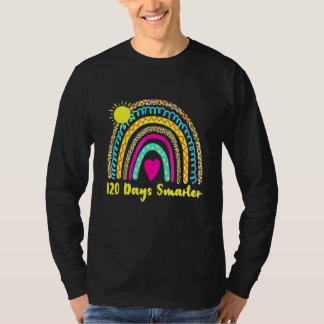 T-shirt 120 Jours Smarter Enseignant Fille Garçon Drôle 2 