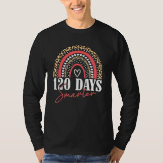 T-shirt 120 Jours Smarter Joyeux 120E Jour De L'École Arc-