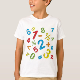 T-shirt 123 nombres Mathématiques