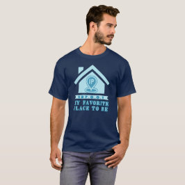 T-shirt 127.0.0.1 Mon Endroit Préféré Pour Être