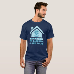 T-shirt 127.0.0.1 Mon Endroit Préféré Pour Être