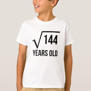 T-shirt 12 années de racine carrée