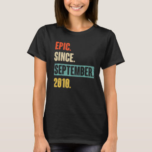 T-shirt 12 ans 12e anniversaire Anniversaire épopée depuis