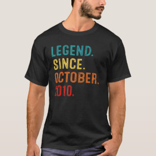 T-shirt 12 ans 12e Anniversaire Garçons Légende depuis le