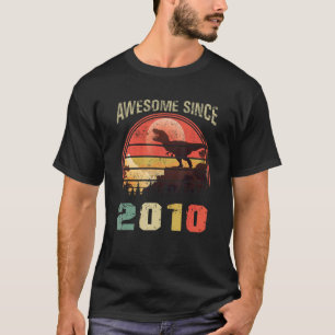 T-shirt 12 Ans Awesome depuis 2010 12e Anniversaire