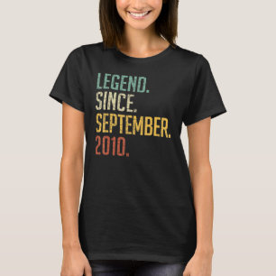 T-shirt 12 ans de légende depuis septembre 2010 12th Bir
