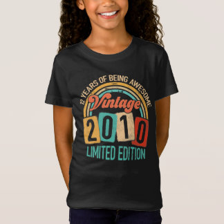 T-Shirt 12 Ans D'Être Impressionnant En 2010 12e Anniversa