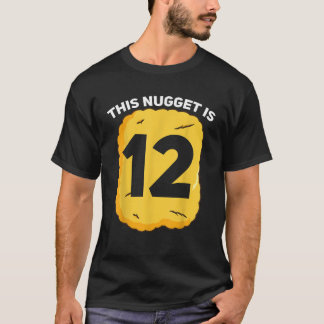 T-shirt 12 Ans Poulet Nugget Anniversaire Fête T Chemise