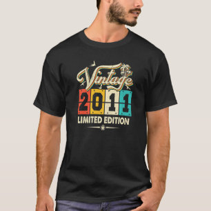 T-shirt 12 Ans Retro Vintage Né En 2011 12e Naissance