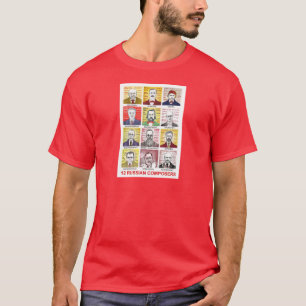T-shirt 12 compositeurs russes
