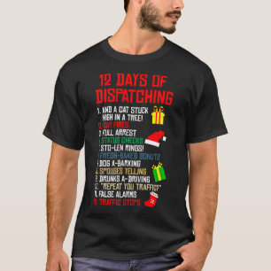 T-shirt 12 Jours D'Expédition Du Pajama De Noël