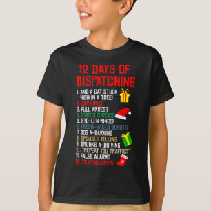 T-shirt 12 Jours D'Expédition Du Pajama De Noël