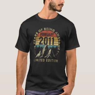 T-shirt 12e anniversaire 12 ans Février 2011