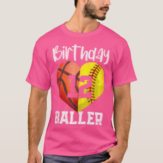 T-shirt 12E Anniversaire Baller Amusant 12 Ans Ba Softball