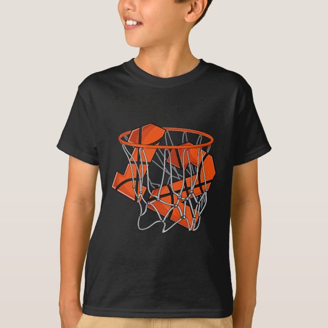 T-shirt 12e anniversaire Basketball enfants (Devant)