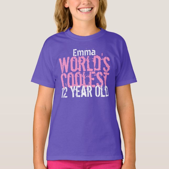 T-shirt 12e anniversaire Cadeau le plus frais du monde 12  (Devant)