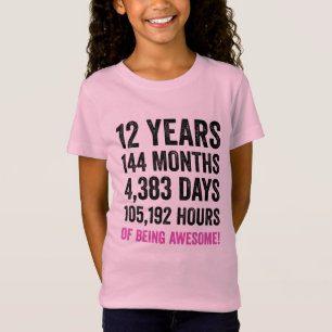 T-Shirt 12e anniversaire // Compte à rebours pour l'anniv