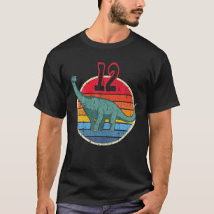 T-shirt 12E Anniversaire I Brachiosaurus Diplodocus I Fami