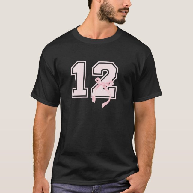 T-shirt 12e Coquette Anniversaire de fête 12 ans Coque (Devant)