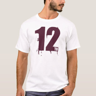 T-shirt 12e Maroon