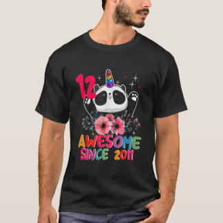 T-shirt 12ème Pandacorne 12 Panda Licorne