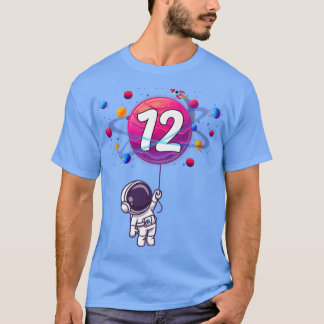 T-shirt 12th Birthday 12 Years Old Birthday Boy Gift Astro