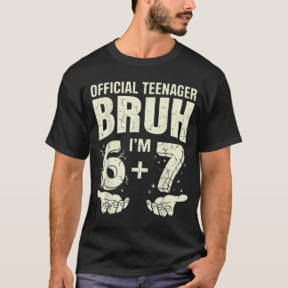 T-shirt 13 ans 13 ans 67 filles garçons 13ème