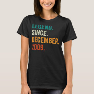 T-shirt 13 ans 13e Anniversaire Garçons Légende depuis déc