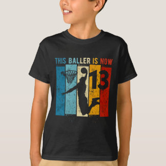 T-shirt 13 ans Basketball 13e anniversaire garçon