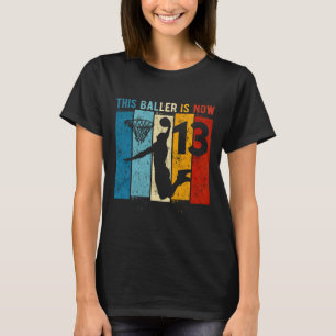 T-shirt 13 ans Bysketbyll 13e anniversaire garçon