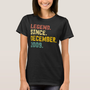 T-shirt 13 Ans Cadeaux Légende Depuis Décembre 2009 13e