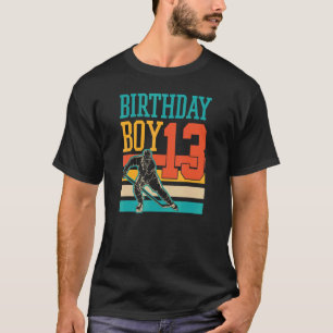 T-shirt 13 ans de hockey sur glace Thème 13ème anniversair