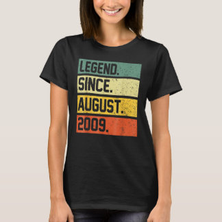 T-shirt 13 ans de légende depuis août 2009 13e anniversair