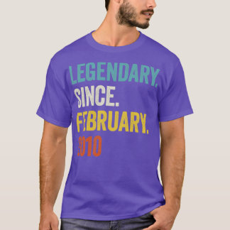 T-shirt 13 ans de légende depuis février 2010 13e annivers