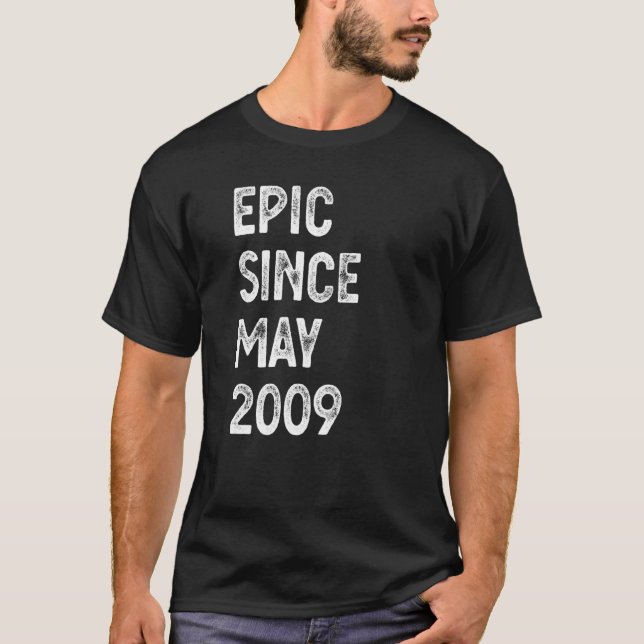 T-shirt 13 ans Epic depuis avril 2009 13e anniversaire B (Devant)