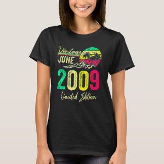 T-shirt 13 ans Vintage juin 2009 13e anniversaire