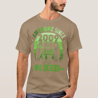 T-shirt 13 Year Old Birthday Unlocked Level 13 Awesome Sin