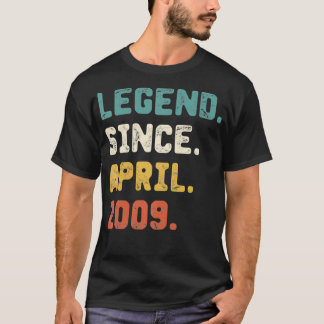 T-shirt 13 Years Old Toxits Legend Since Avril 2009 13th B