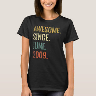 T-shirt 13e anniversaire 13 ans stupéfiant depuis juin 200