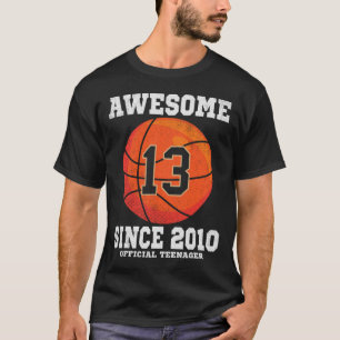 T-shirt 13e anniversaire Bysketbyll Fan 13 ans Officiel