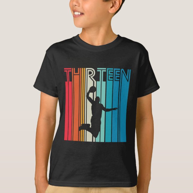 T-shirt 13e anniversaire Bysketbyll Lover Don 13 ans R (Devant)