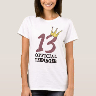 T-shirt 13e anniversaire de la couronne officielle des ado