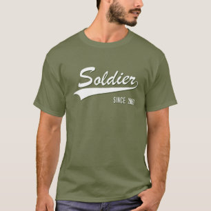 T-shirt 13E Anniversaire De Soldat En Service Depuis 2009 
