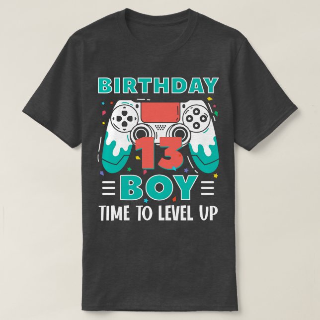 T-shirt 13e anniversaire garçon drôle Anniversaire cadeau  (Design devant)