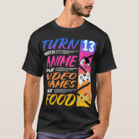 13e anniversaire I Manga I Gamer I 90s Kawaii Pizz