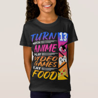 13e anniversaire I Manga I Gamer I 90s Kawaii Pizz