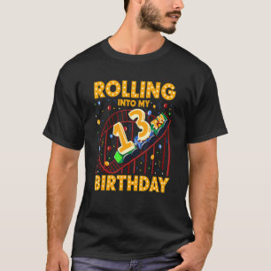 T-shirt 13e anniversaire Rollercoaster Amusement Park Birt
