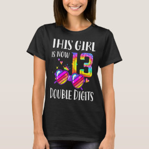 T-shirt 13ème anniversaire Cette fille est maintenant 13 c